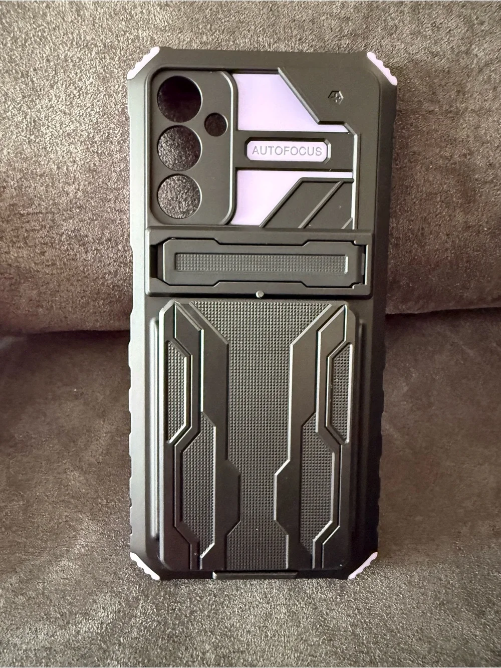 Samsung Protective Phone Case in Purple and Black